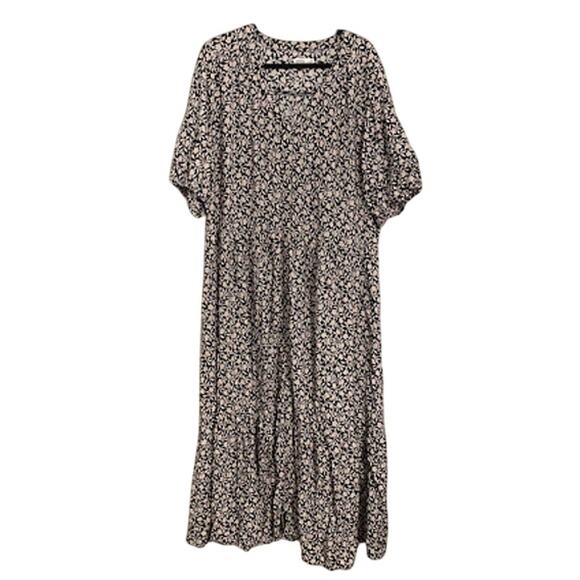 Sonoma Goods for Life Women’s Plus Floral Linen Blend Maxi Dress Size 2X - Picture 2 of 9